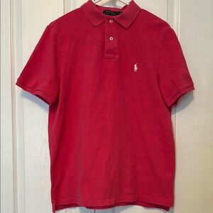 Polo by Ralph Lauren Men's Classic Hot Pink Polo Shirt